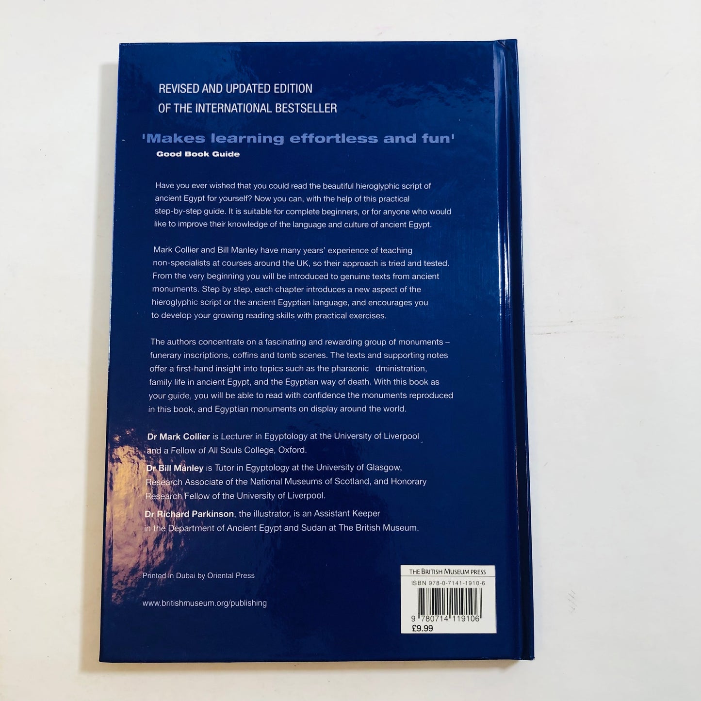 How to Read Egyptian Hieroglyphs – Collier & Manley