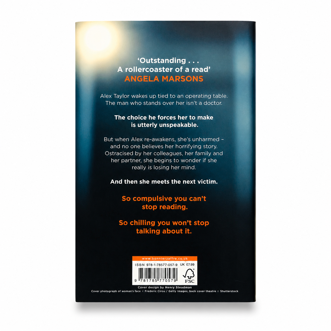 Back cover of Don't Wake Up by Liz Lawler, paperback book in Very Good used condition showing the publisher's synopsis and barcode on a white background.