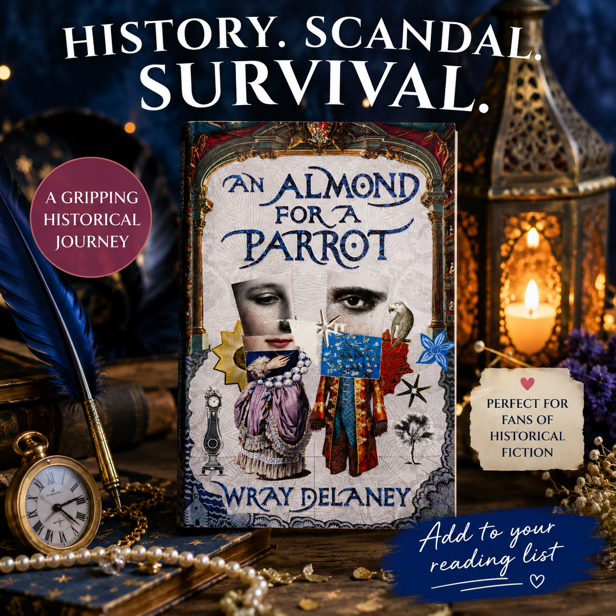 An Almond for a Parrot | Wray Delaney Hardback