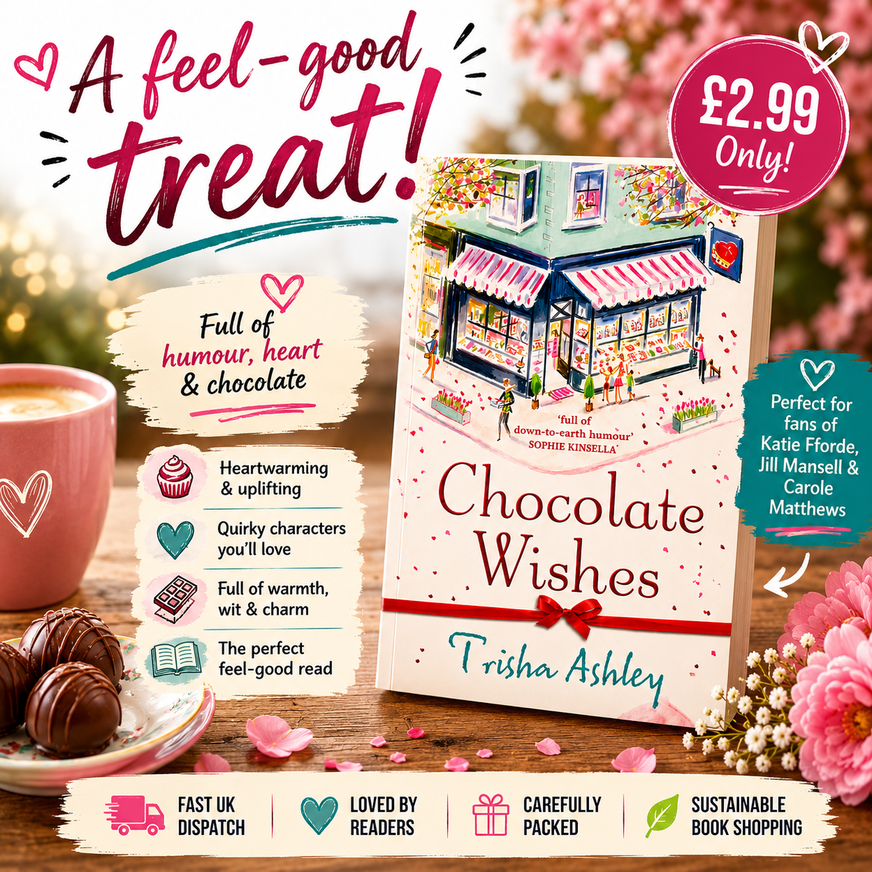 Chocolate Wishes by Trisha Ashley | Paperback