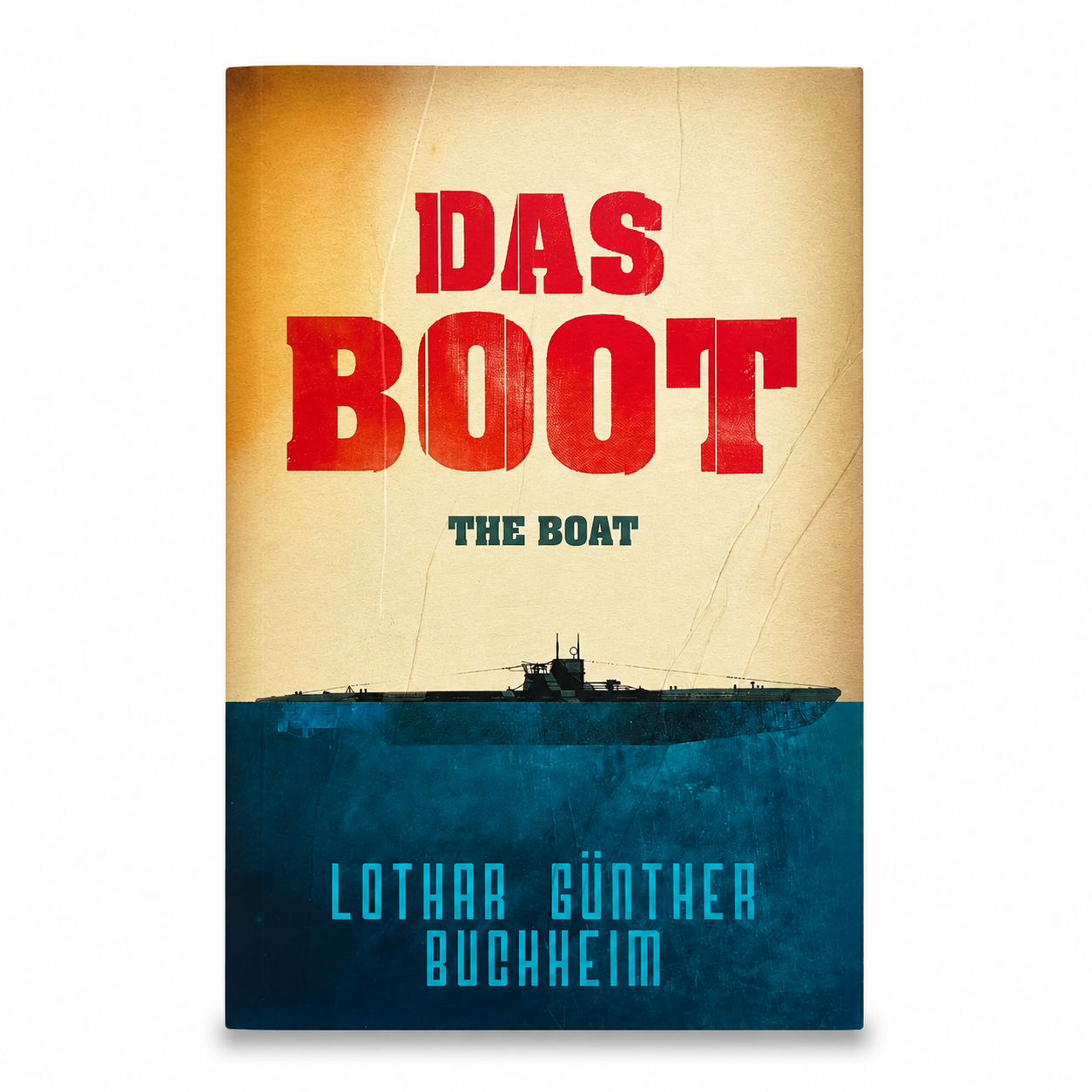Das Boot (The Boat) by Lothar-Günther Buchheim paperback book front cover.