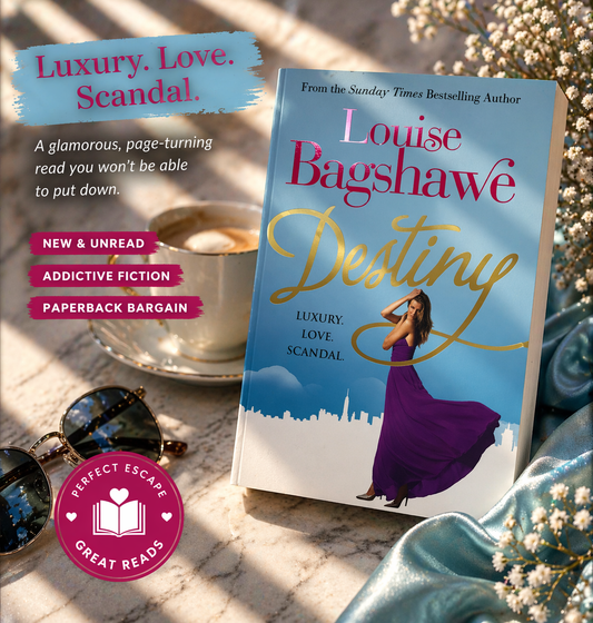 Destiny by Louise Bagshawe | Paperback Glamorous Fiction Saga | Power, Ambition & Revenge