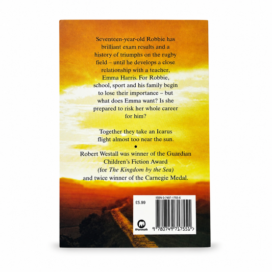 Falling into Glory by Robert Westall paperback book in new condition. back cover