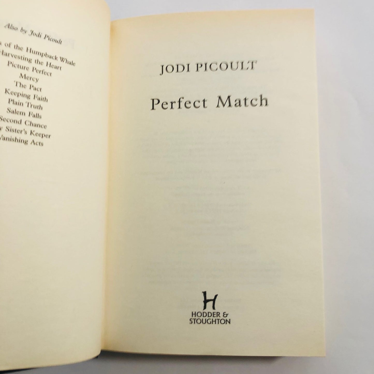 Perfect Match – Jodi Picoult