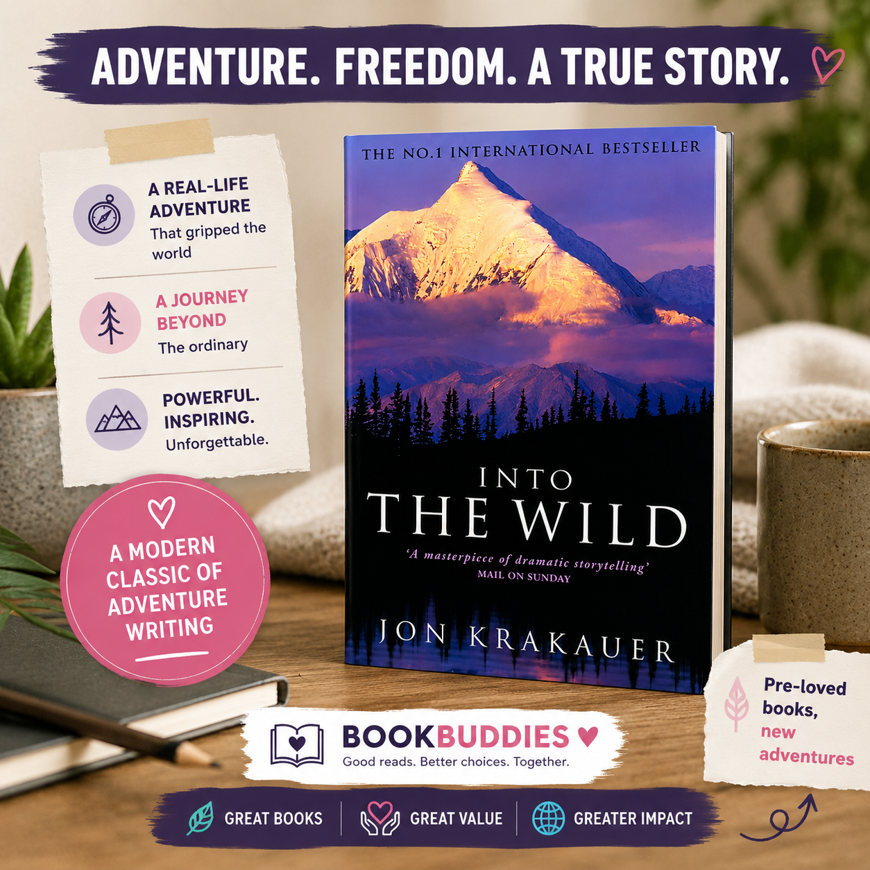 Into the Wild by Jon Krakauer | Paperback Book