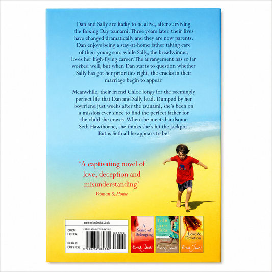 Front cover of It's the Little Things by Erica James, new paperback book photographed on a clean white background for the BookBuddies online bookshop.