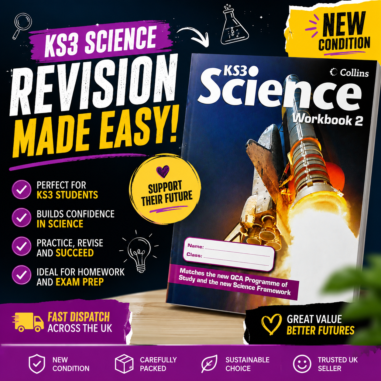 KS3 Science Workbook 2 | Collins