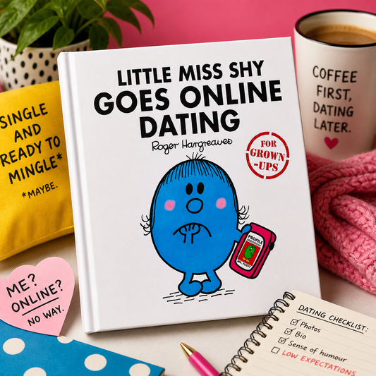 Little Miss Shy Goes Online Dating – Funny Gift Book