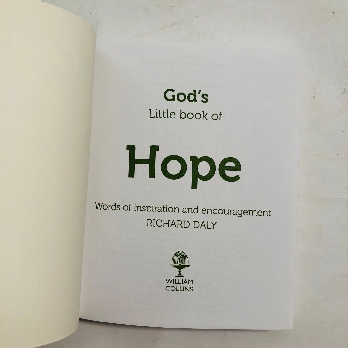 God's Little Book of Hope - Richard Daly