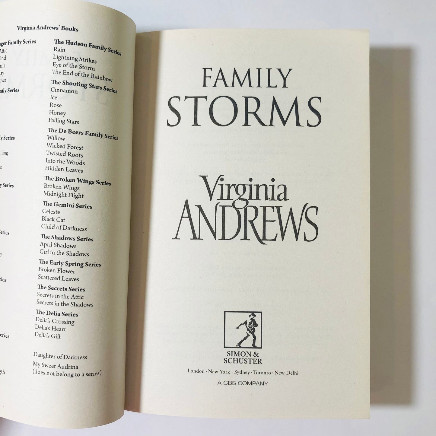 Family Storms Virginia Andrews | New Paperback