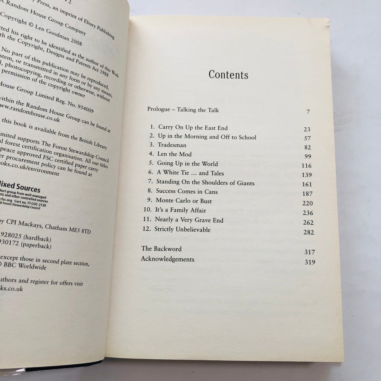 Better Late Than Never: My Story by Len Goodman