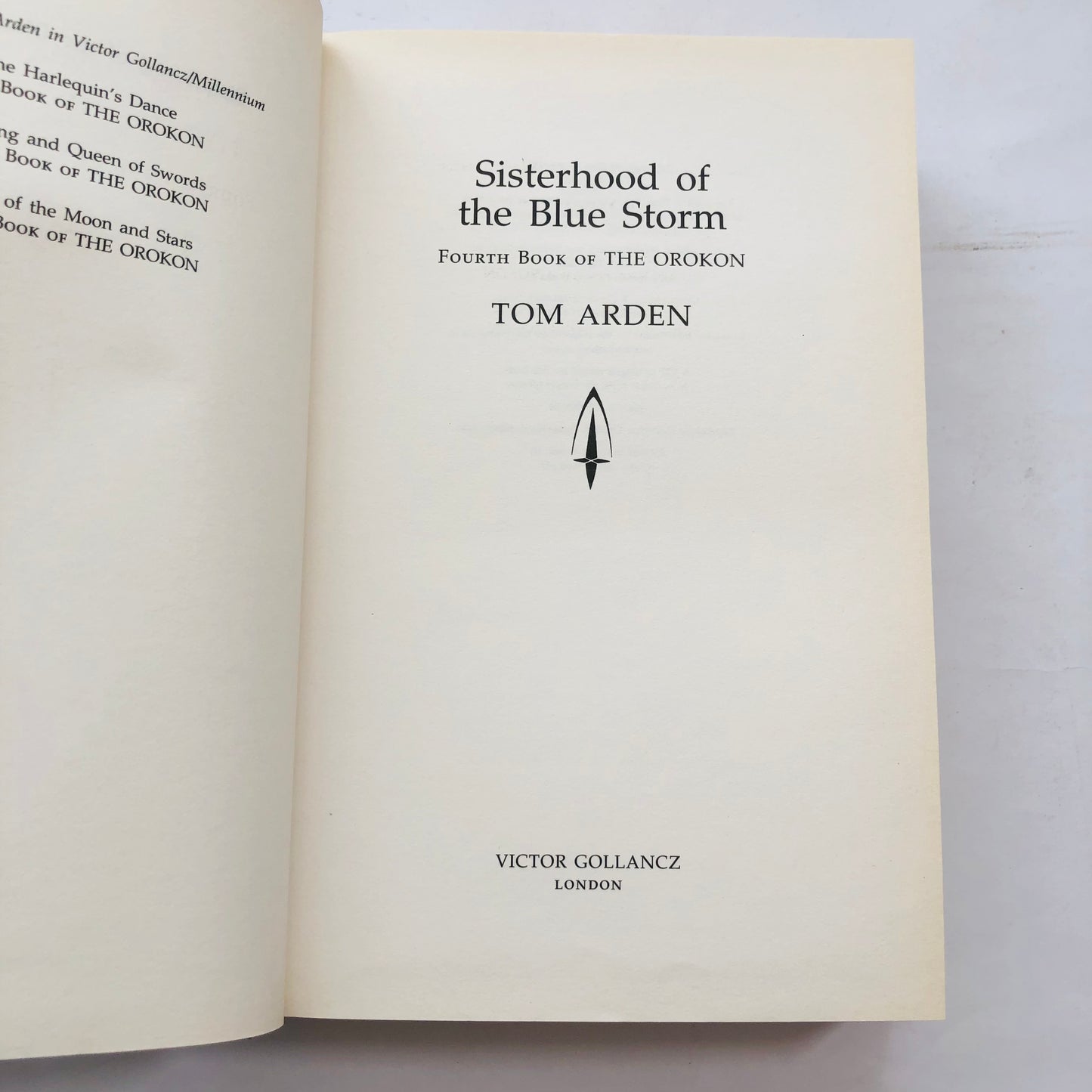 Sisterhood of the Blue Storm – Tom Arden