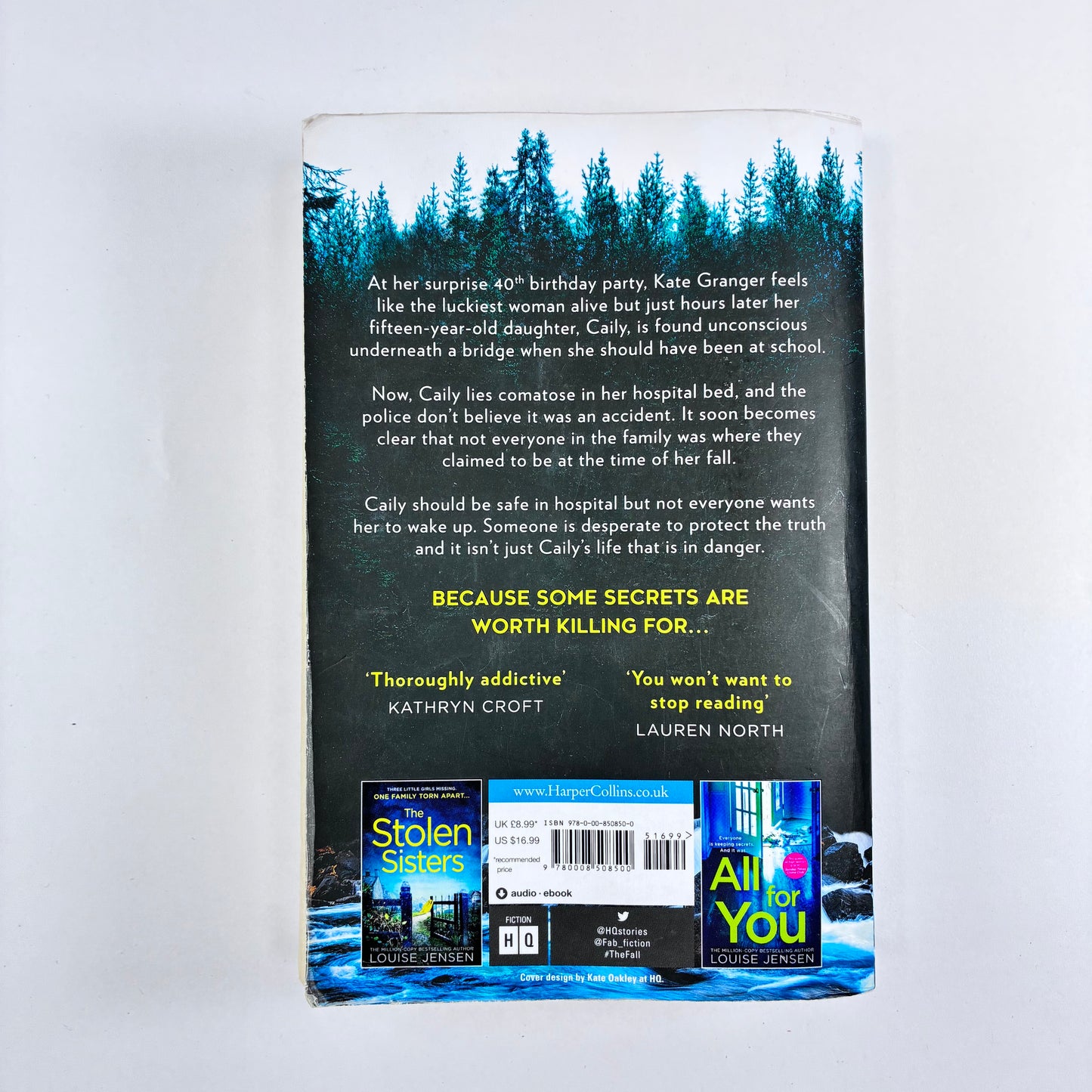 The Fall by Louise Jensen – Paperback Psychological Thriller