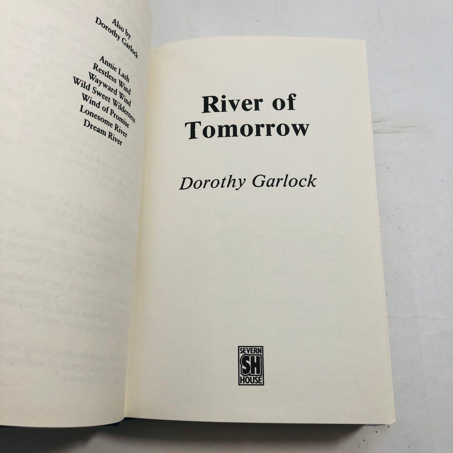 River of Tomorrow: Dorothy Garlock