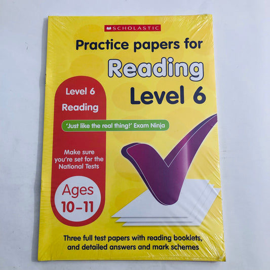 Reading Practice Papers (Level 6) – Ages 10-11
