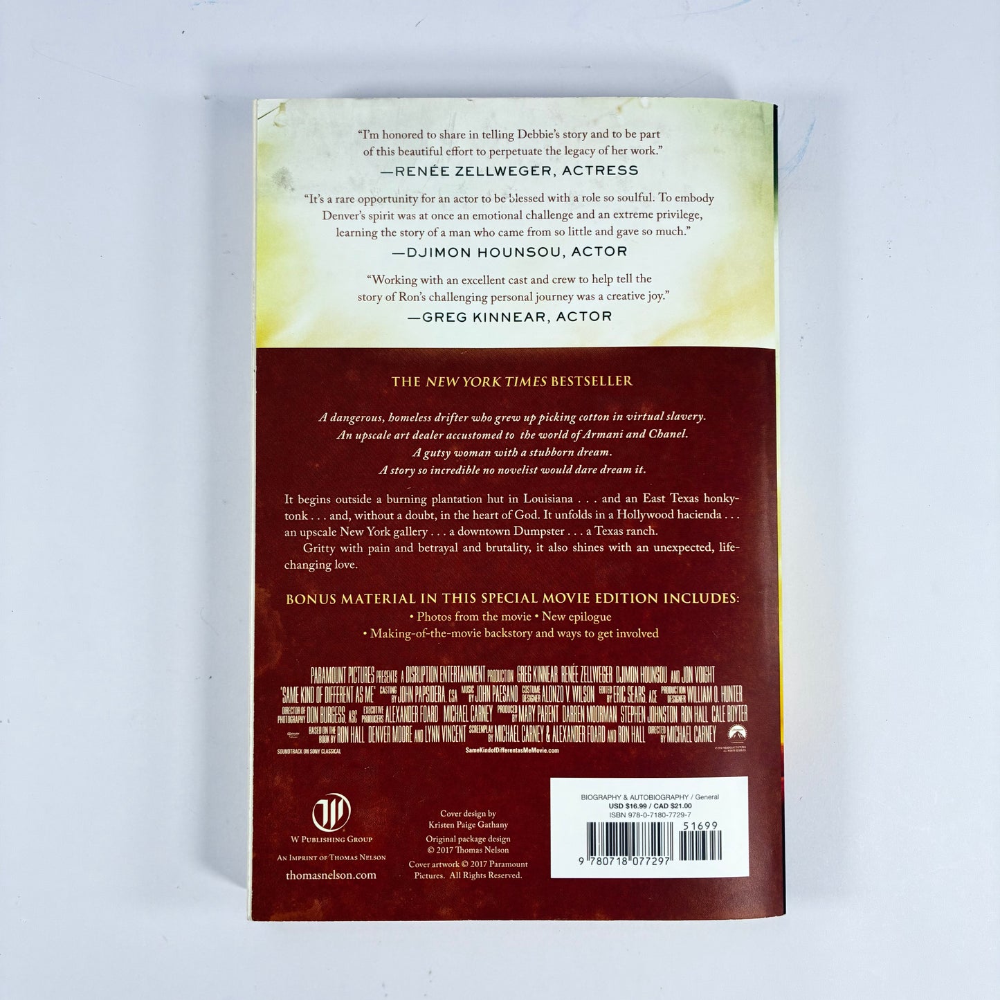The Same Kind of Different as Me Paperback