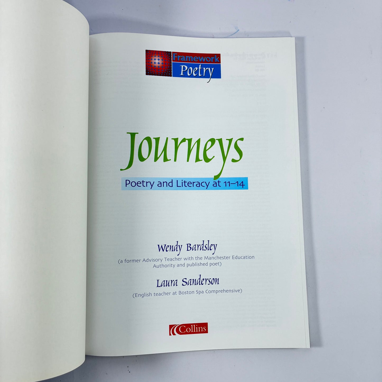 Journeys Poetry & Literacy 11–14
