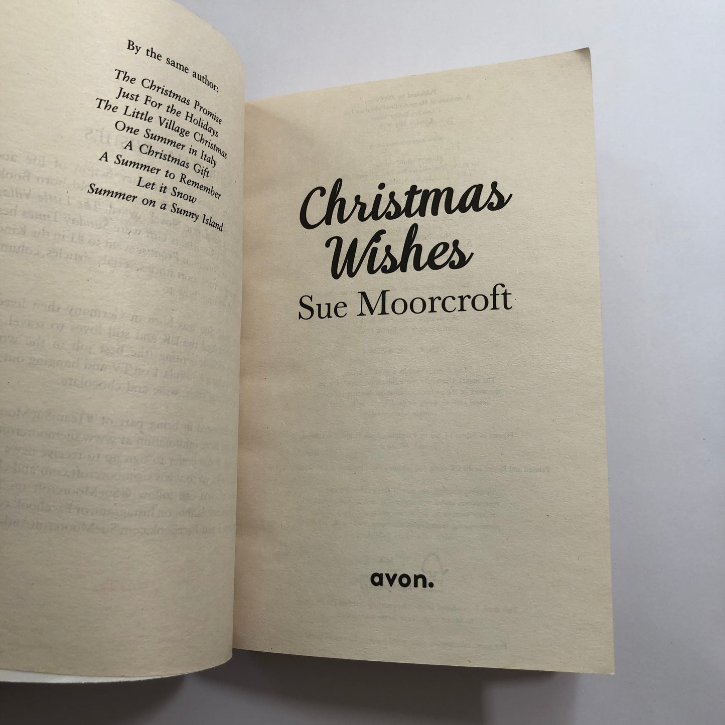 Christmas Wishes by Sue Moorcroft (Paperback)