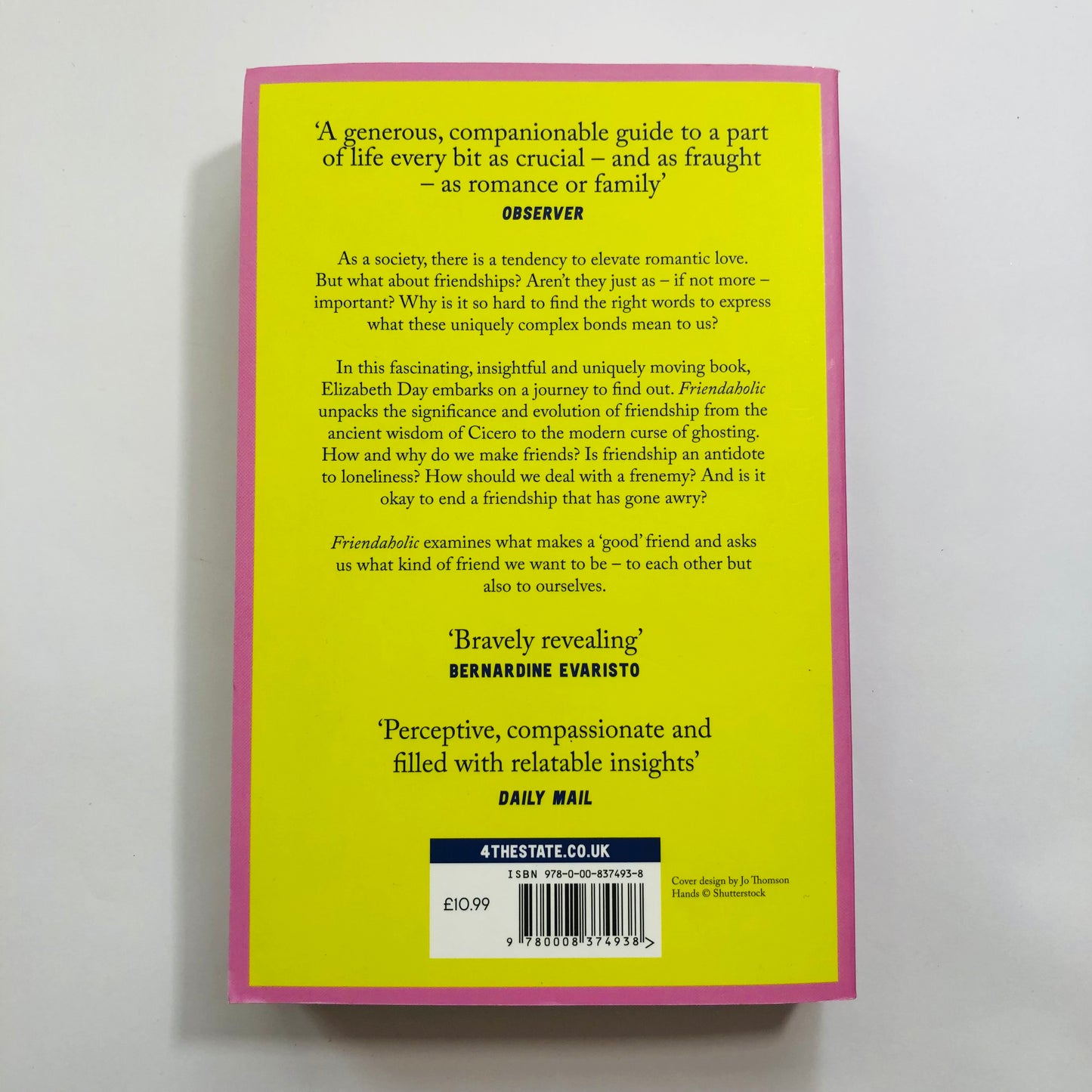 Friendaholic: Confessions of a Friendship Addict by Elizabeth Day