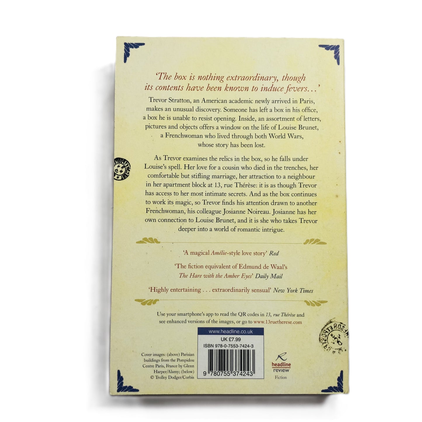 13, Rue Therese: A Novel by Elena Mauli Shapiro | Paperback Historical Mystery & Romance | Includes Archival Photos