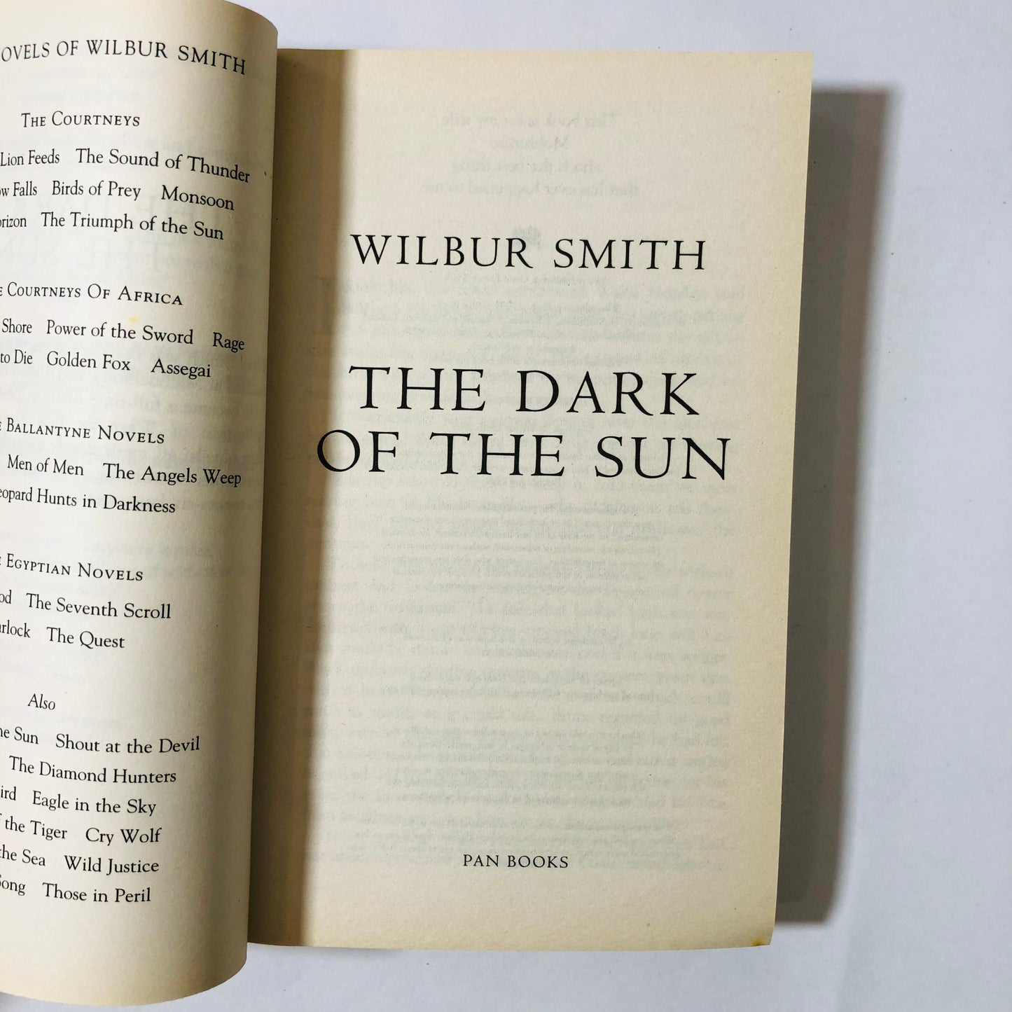 The Dark of the Sun Wilbur Smith | New Paperback