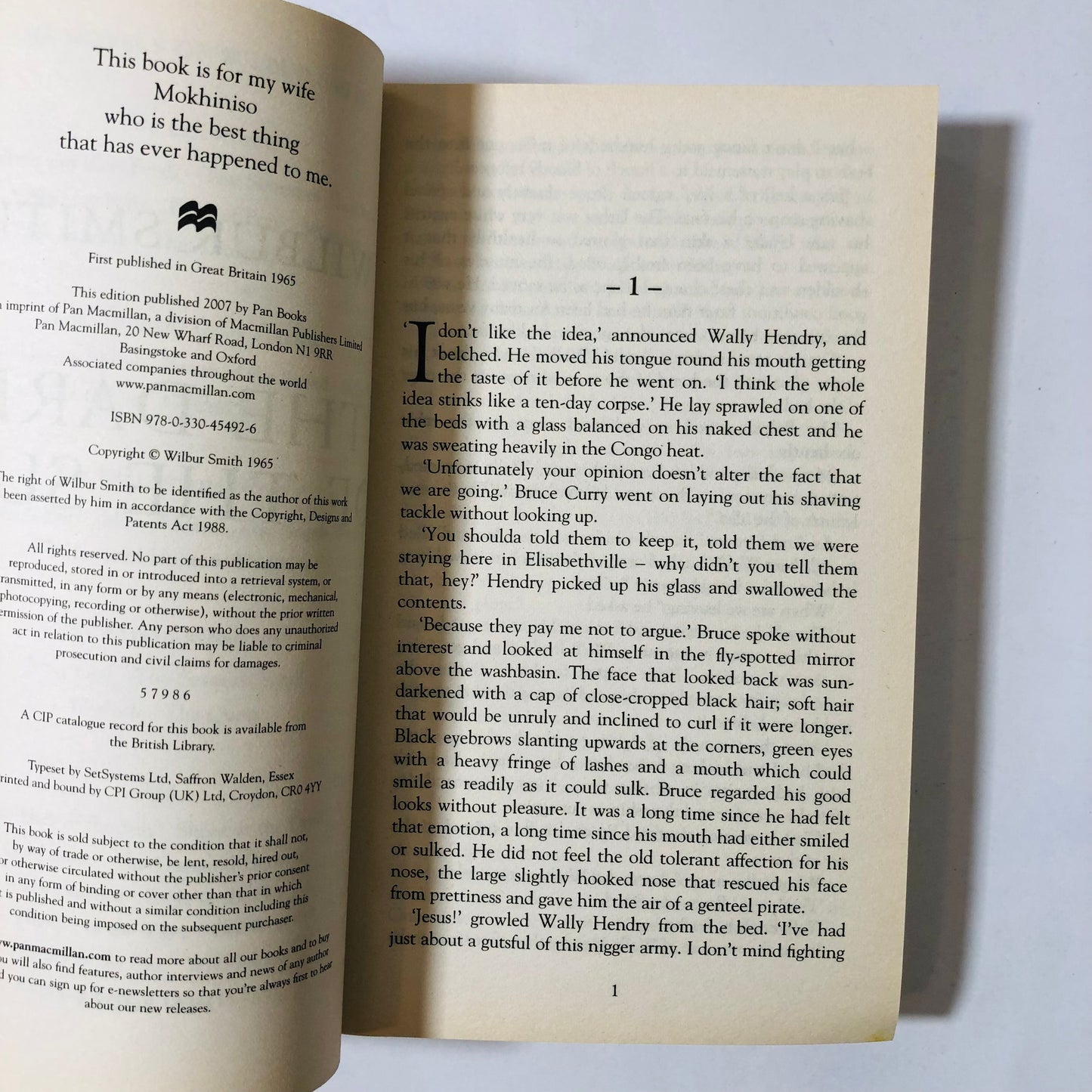 The Dark of the Sun Wilbur Smith | New Paperback