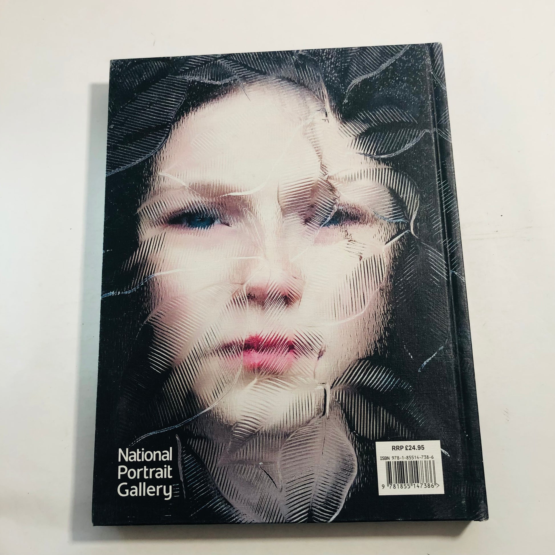 Book cover with a stylized portrait and 'National Portrait Gallery' branding on a white background
