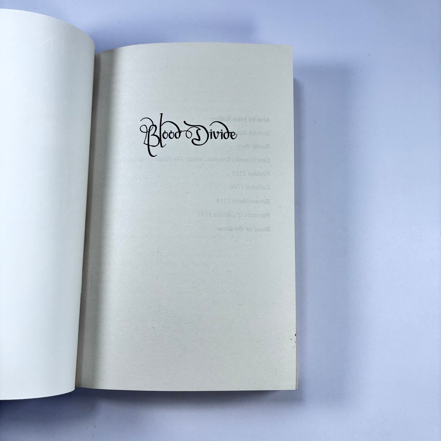 Blood & Divide by John Sadler | New Paperback