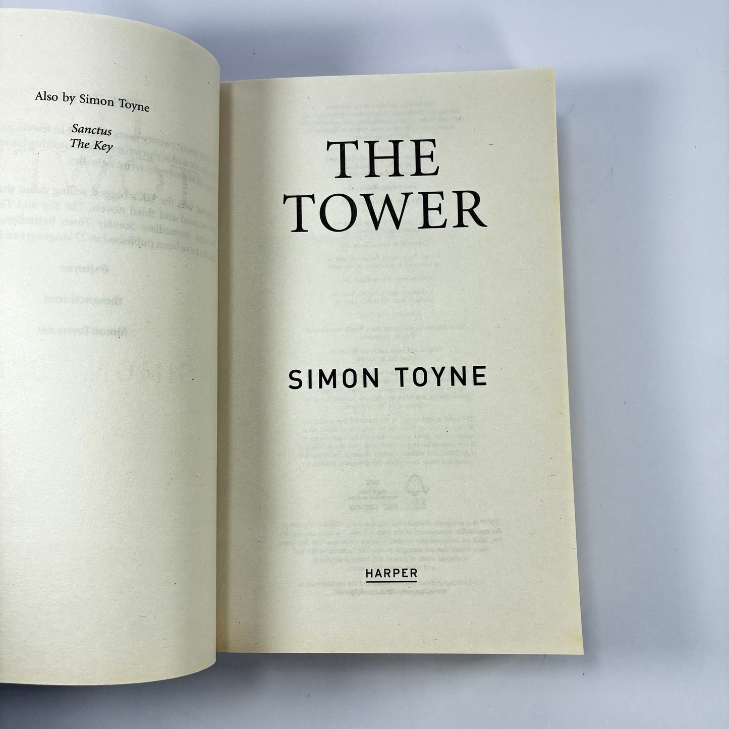 The Tower – Simon Toyne | New Paperback