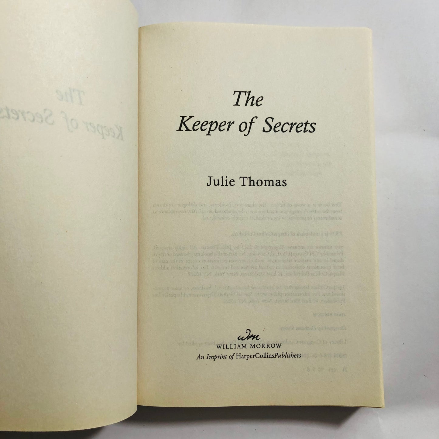 The Keeper of Secrets: Julie Thomas