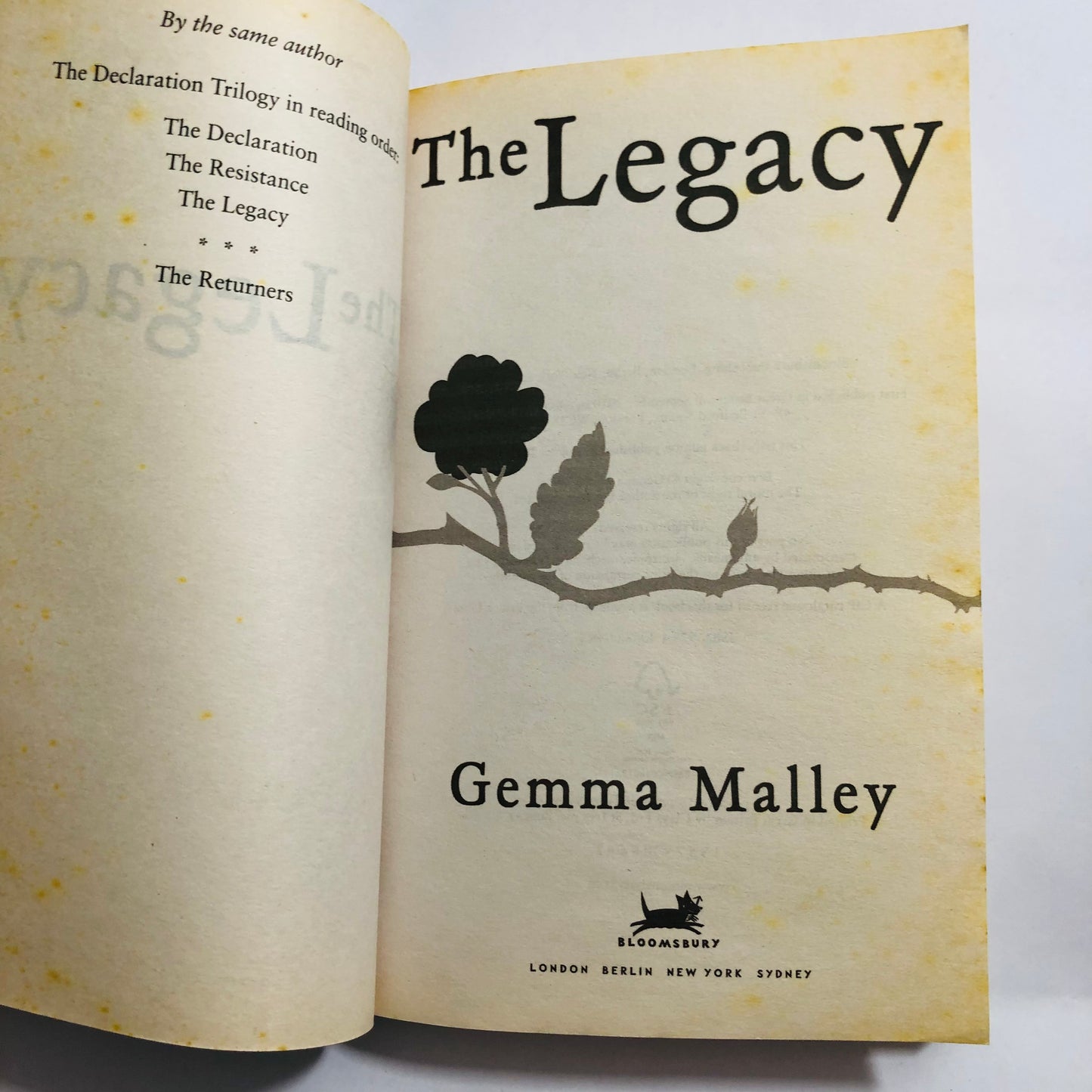 The Legacy – Gemma Malley | New Paperback