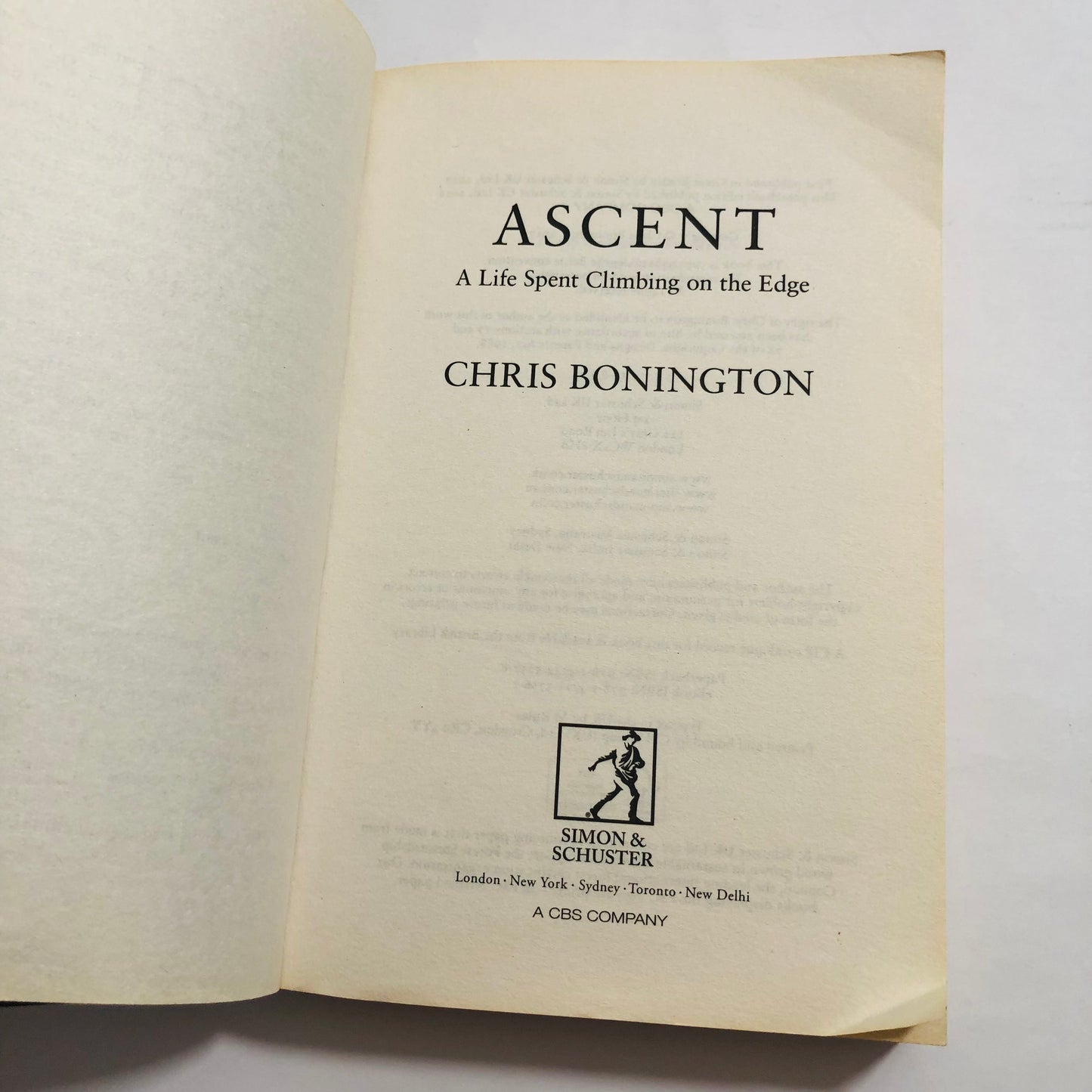 Ascent: A Life Spent Climbing on the Edge – Chris Bonington
