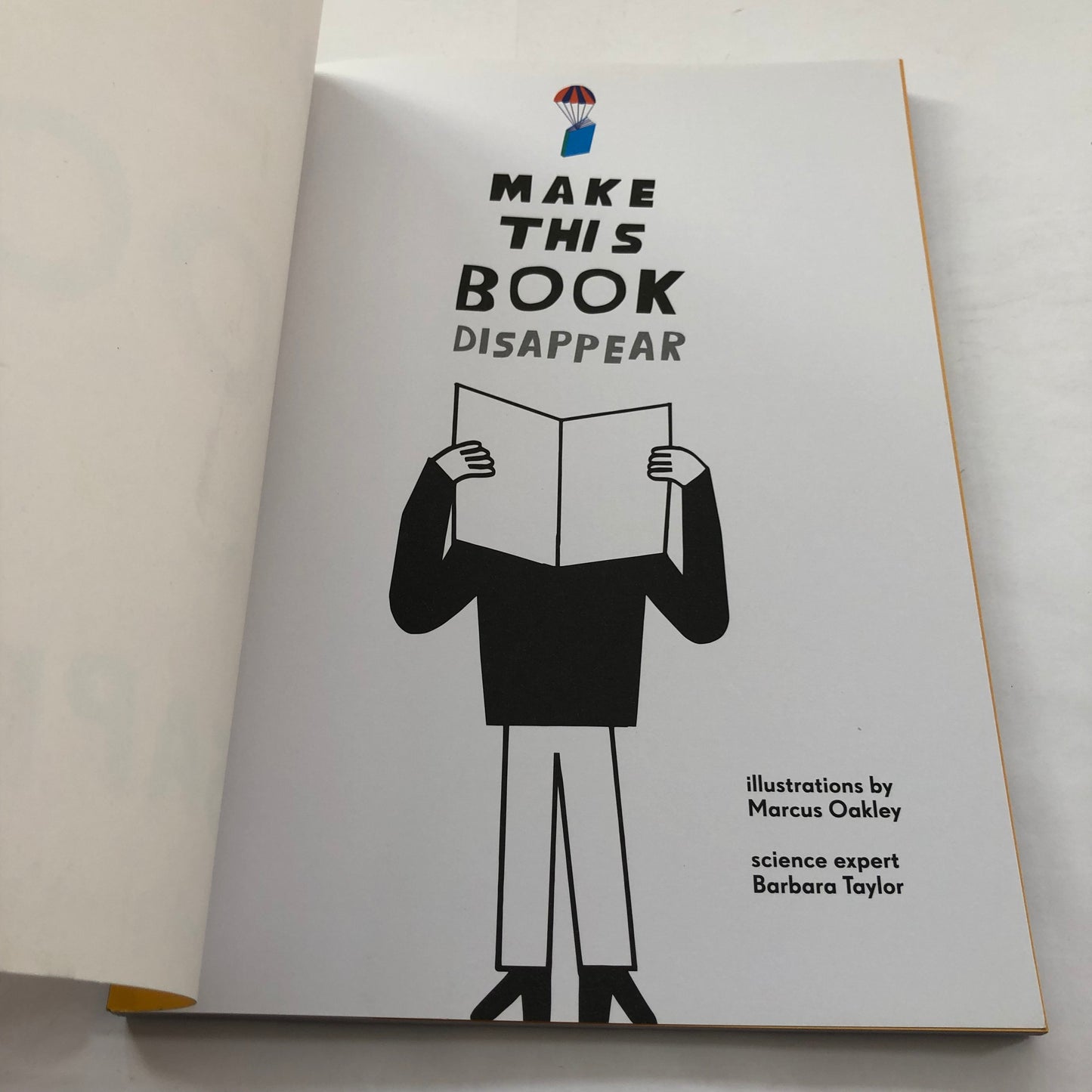 Make This Book Disappear: The Book That’s a Science Lab!