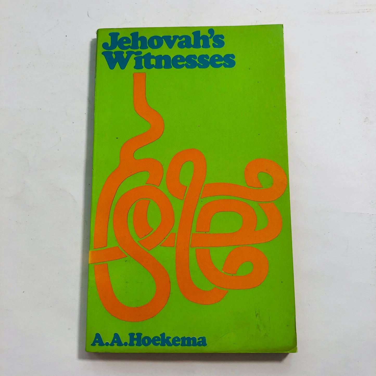 Front Cover Jehovah's Witnesses Book Author A A Hoekema