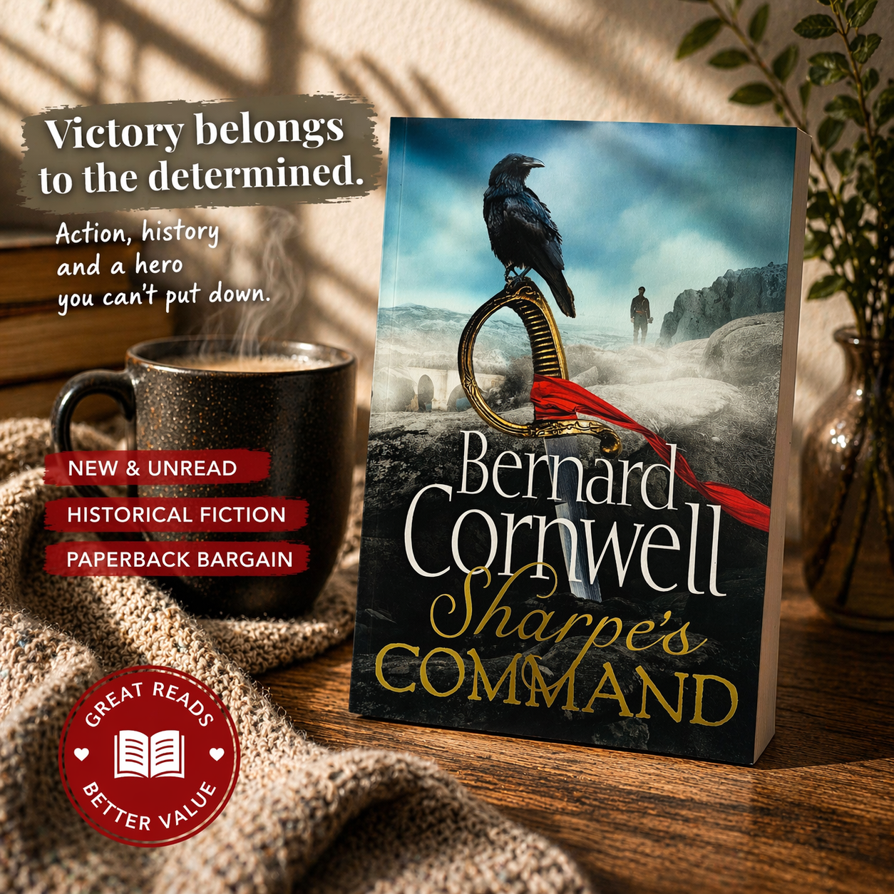 Sharpe’s Command – Bernard Cornwell | New Paperback