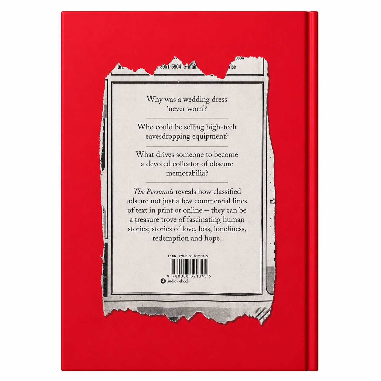The Personals Brian O’Connell Hardback New