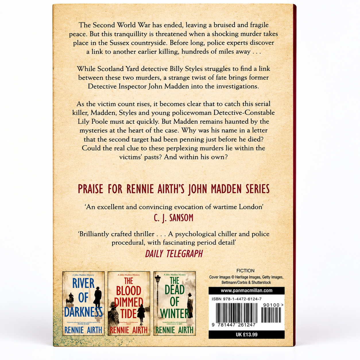 The Reckoning by Rennie Airth | Paperback Thriller