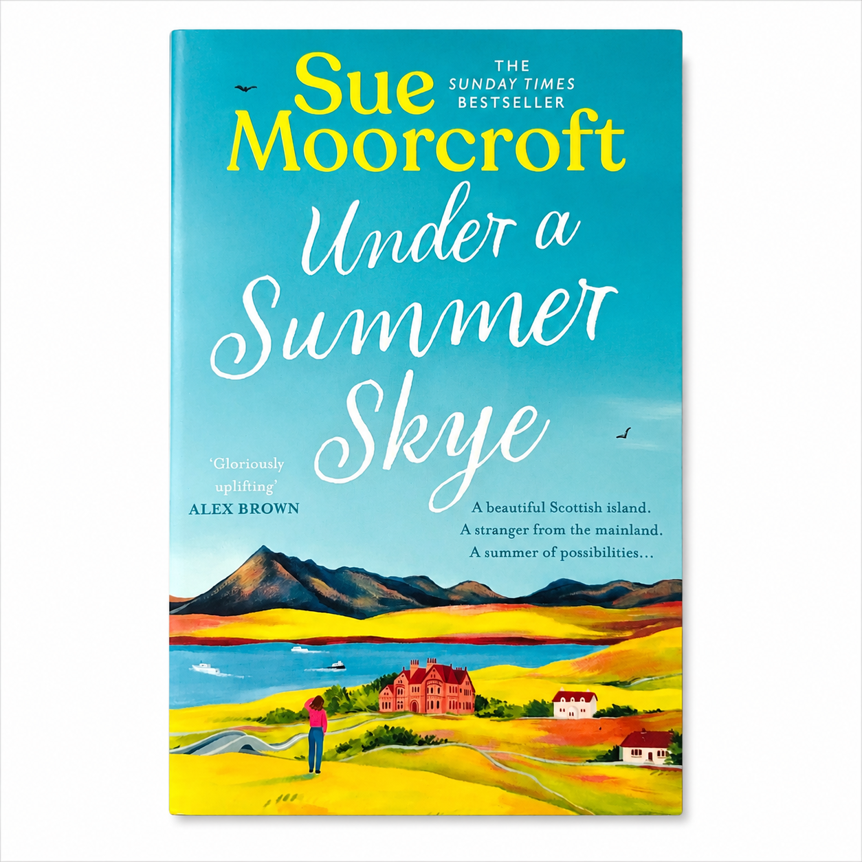 Front cover of Under a Summer Skye by Sue Moorcroft paperback in Very Good condition on a clean white background for the BookBuddies online bookshop.