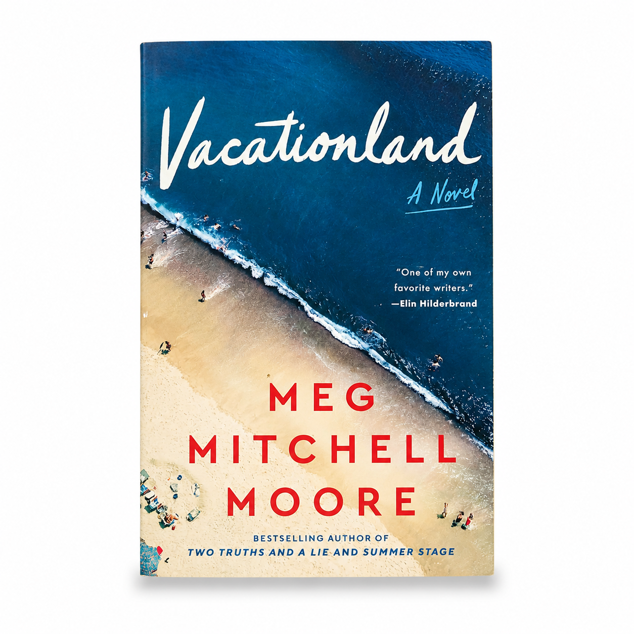 Front cover of Vacationland by Meg Mitchell Moore, paperback edition.