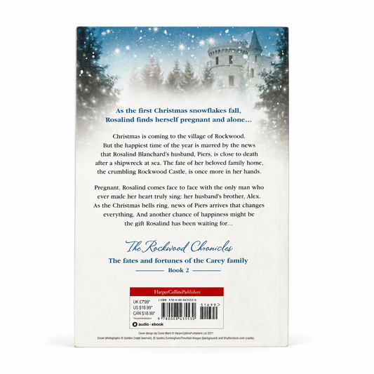 Back cover of Winter Wedding by Dilly Court showing the book description and ISBN, photographed on a clean white background for the BookBuddies online bookshop.