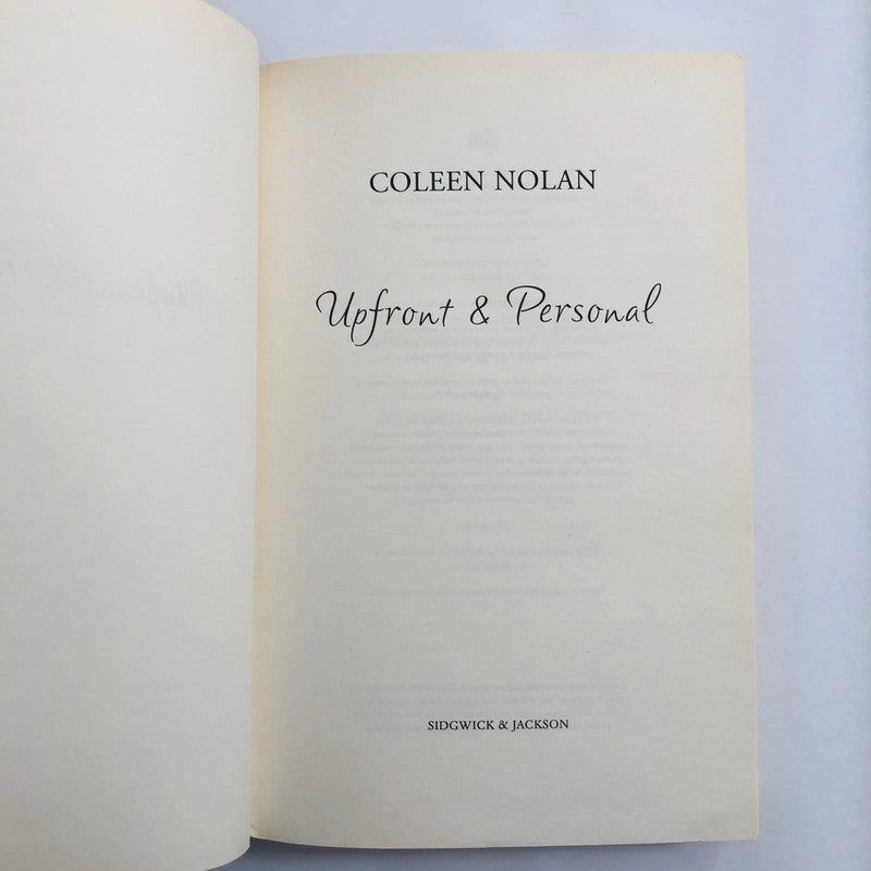 Upfront and Personal – Coleen Nolan