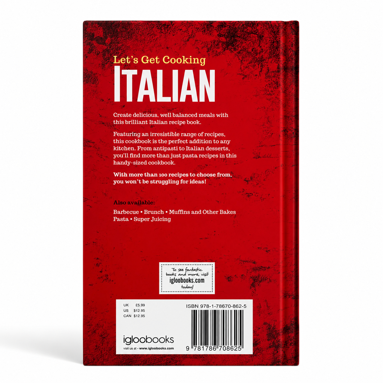 Let’s Get Cooking Italian | Hardback Recipe Book