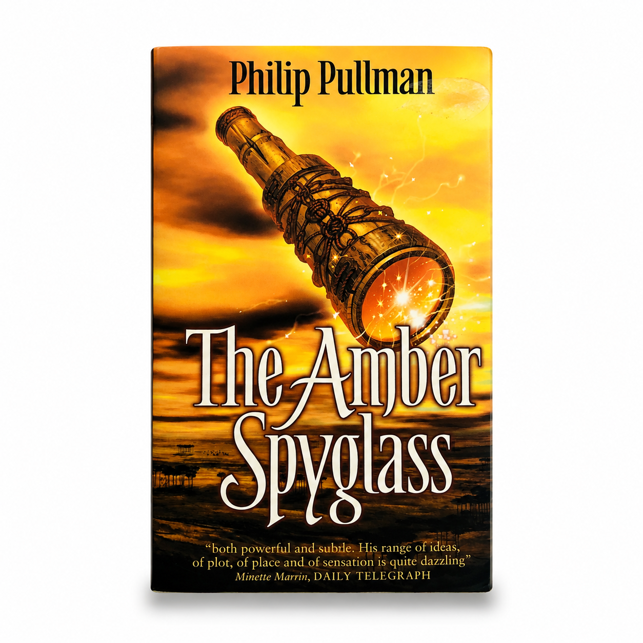 The Amber Spyglass by Philip Pullman paperback book front cover in Very Good condition.